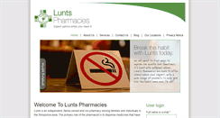 Desktop Screenshot of lunts.net