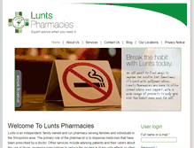 Tablet Screenshot of lunts.net